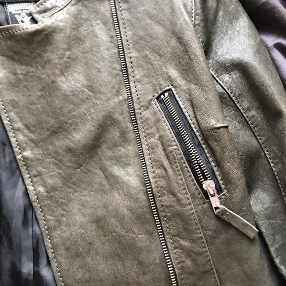True Religion Leather Jacket - Picture 4 of 6